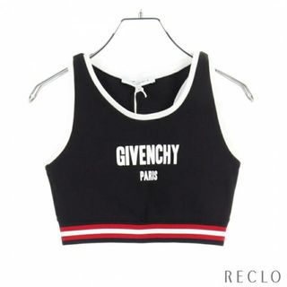 ジバンシィ(GIVENCHY)の タンクトップ コットン ブラック ホワイト レッド ロゴプリント キッズ(その他)