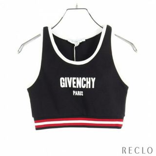 ジバンシィ(GIVENCHY)の タンクトップ コットン ブラック ホワイト レッド ロゴプリント キッズ(その他)