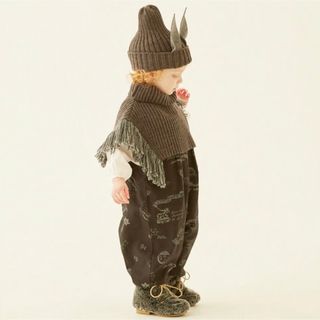 eLfinFolk  Rib knit Knight cape(ニット)