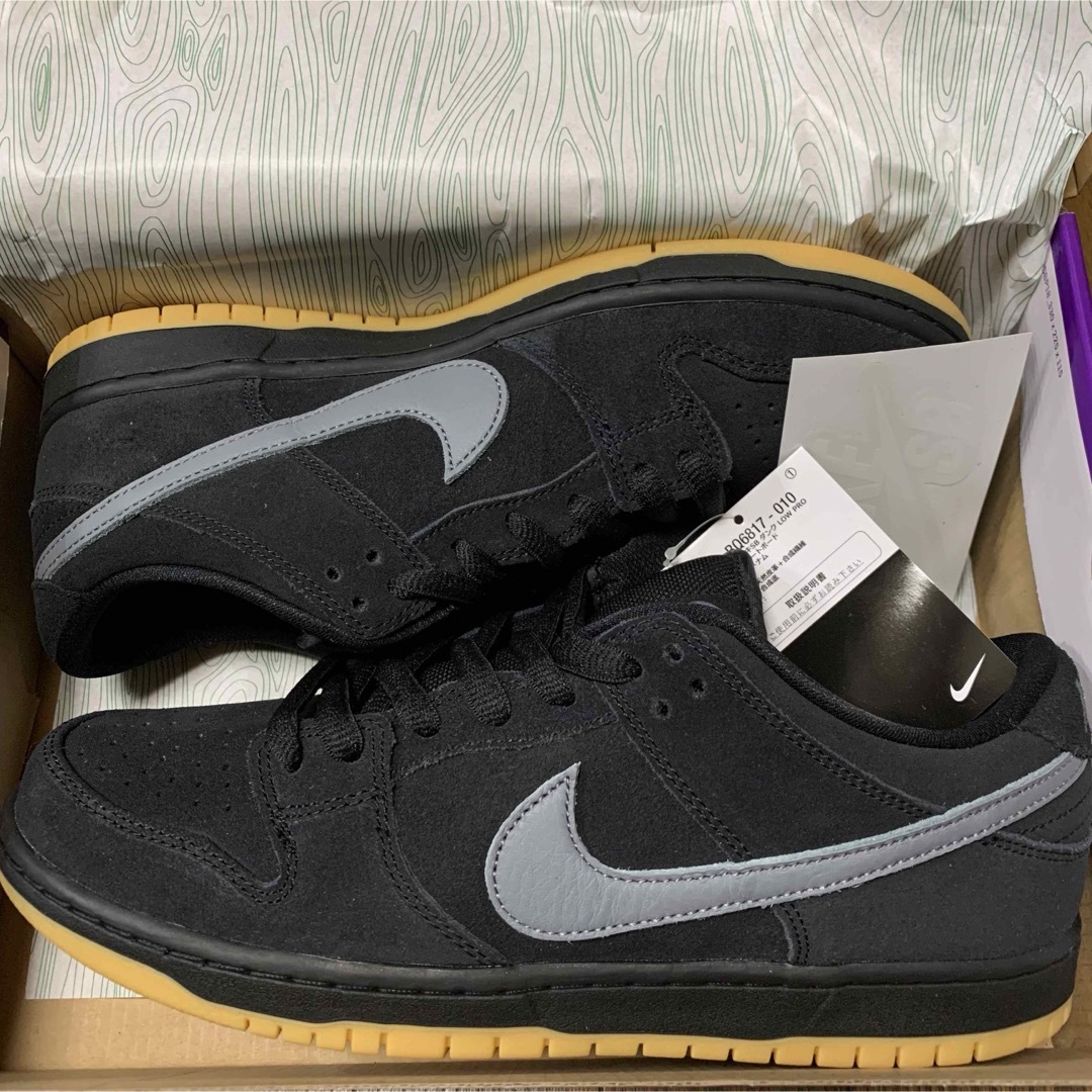 新品 Nike SB Dunk Low Pro Black Fog  28cm