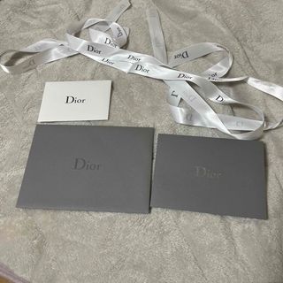 ディオール(Dior)のDior 封筒3枚セット　リボン2本(ラッピング/包装)