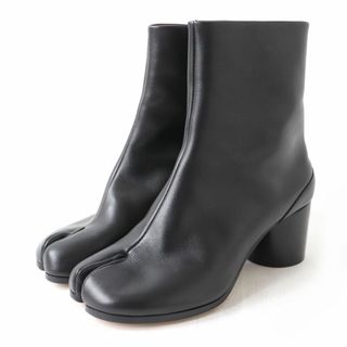 マルタンマルジェラ(Maison Martin Margiela)の極美品☆Maison Margiela メゾン マルジェラ 22 S58WU0246 TABI タビ レザー アンクルブーツ ブラック 黒 36 レディース イタリア製 箱付き(ブーツ)