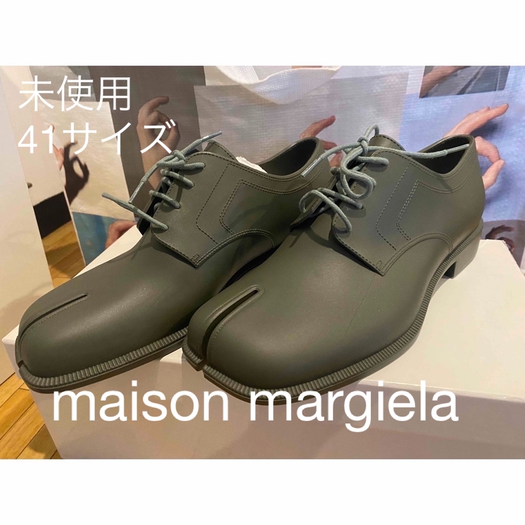 maisonmargielamaison margiela 足袋　tabi レインシューズ　ラバー　メンズ靴