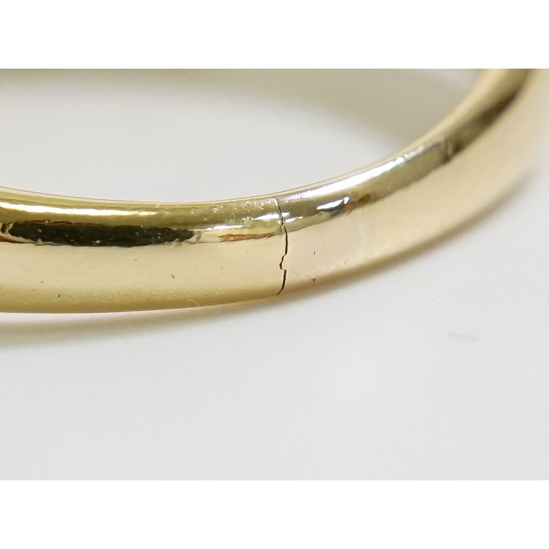本物 ダイヤモンド 0.65ct K18 YG リング 指輪 13.5号 イエローゴールド アクセサリー ジュエリー 中古 レディースのアクセサリー(リング(指輪))の商品写真