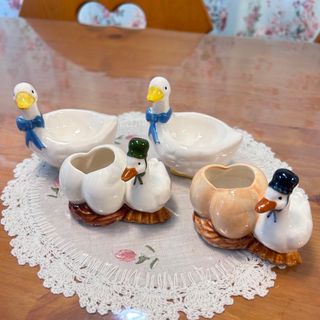 ローラアシュレイ(LAURA ASHLEY)のダック4個セット🪿(食器)