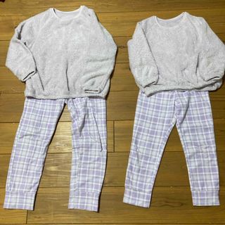 ユニクロ(UNIQLO)のUNIQLO  フリース　ルームウェア120・140(パジャマ)