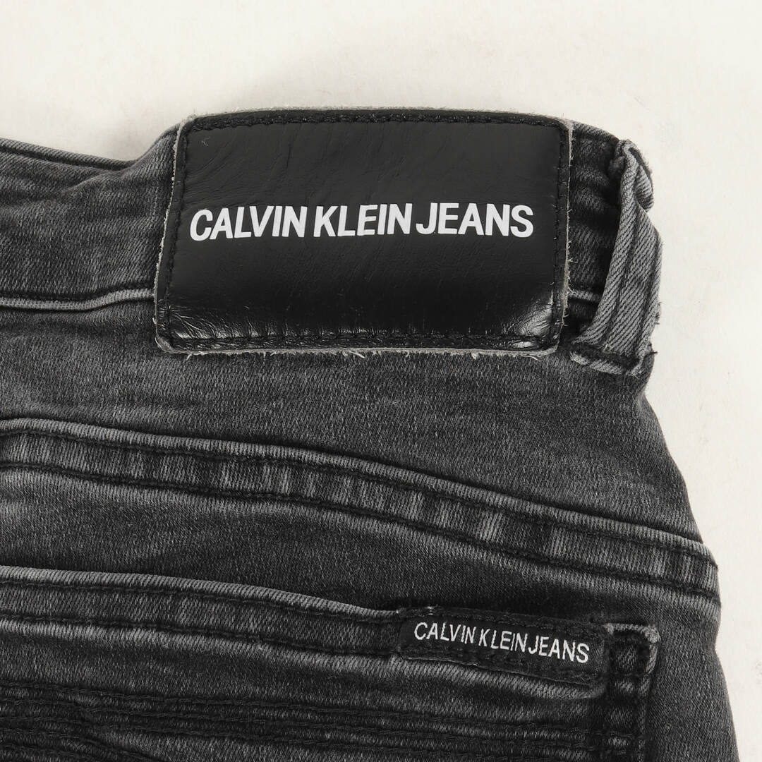 Calvin Klein(カルバンクライン)のCalvin Klein カルバンクライン パンツ サイズ:W28×L32 19AW ウォッシュ加工 ストレッチ デニム スリム スキニー パンツ CKJ 027 BODY J312938 ボトムス ジーンズ ジーパン タイト JEANS ブラック 黒 【メンズ】【中古】 メンズのパンツ(デニム/ジーンズ)の商品写真