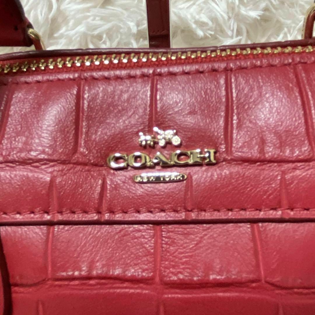 美品coach ボストン型バック