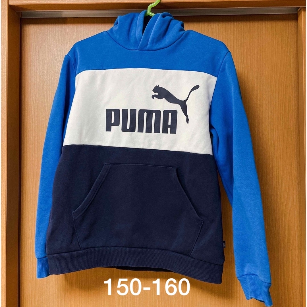 PUMA(プーマ)のプーマ　裏起毛パーカー　150〜160 キッズ/ベビー/マタニティのキッズ服男の子用(90cm~)(ジャケット/上着)の商品写真