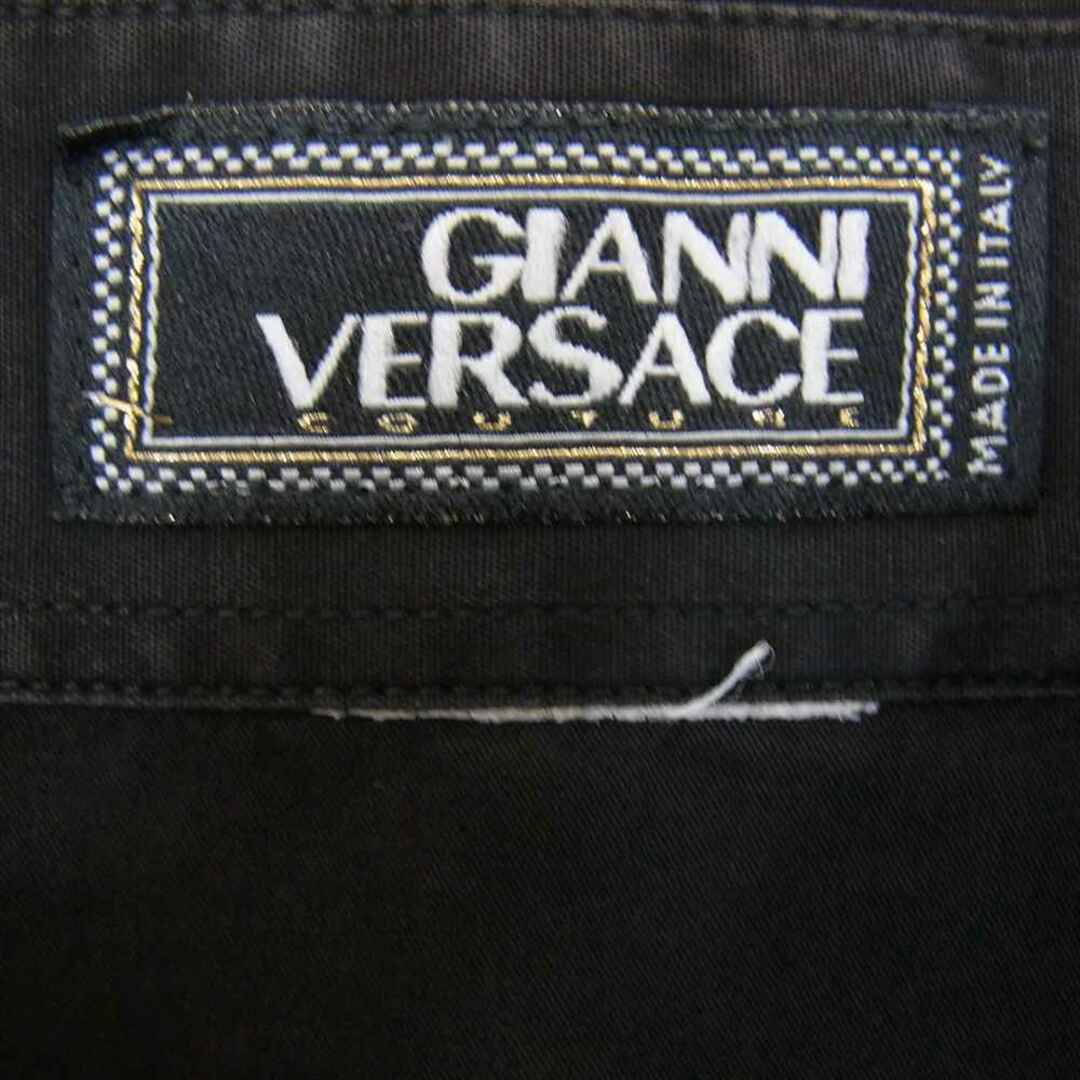 VERSACE(ヴェルサーチ)のVERSACE ヴェルサーチ 長袖シャツ ポケット シャツ  ブラック系【中古】 メンズのトップス(シャツ)の商品写真