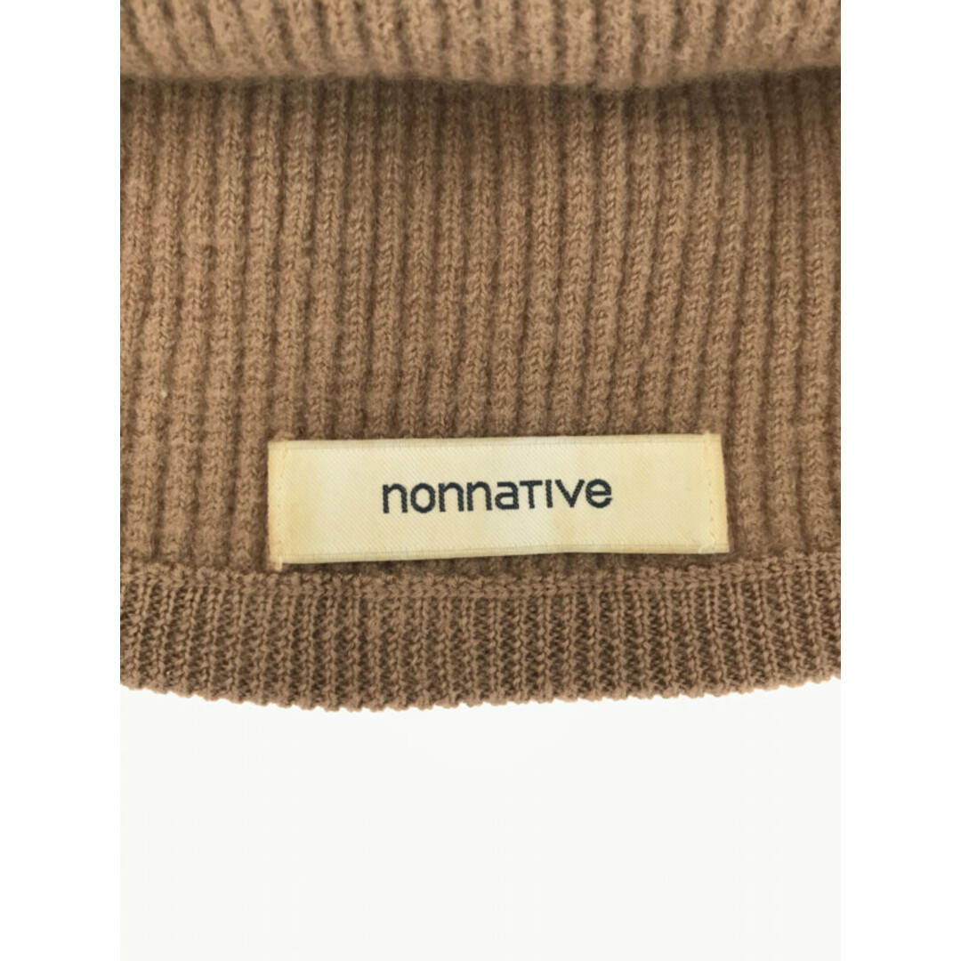 nonnative(ノンネイティブ)のnonnative ノンネイティブ ニットキャップ 目出し帽 キャメル メンズの帽子(ニット帽/ビーニー)の商品写真