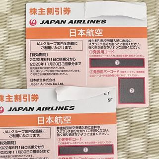 ジャル(ニホンコウクウ)(JAL(日本航空))のJAL 株主優待　2023年11月30まで(航空券)