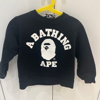 アベイシングエイプ(A BATHING APE)のエイプ　キッズ　トレーナー　110(Tシャツ/カットソー)