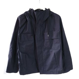 ラフシモンズ  20AW  202-650 クリップ装飾ユーズド加工ダブルレザージャケット  メンズ 46