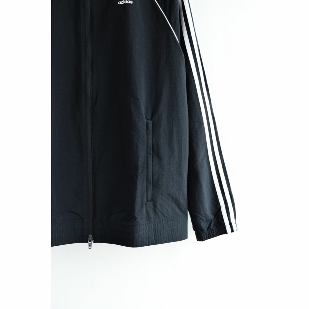 ブラックサイズ新品 adidas アディダス 定価1万2100円 ナイロン ジャケット　L