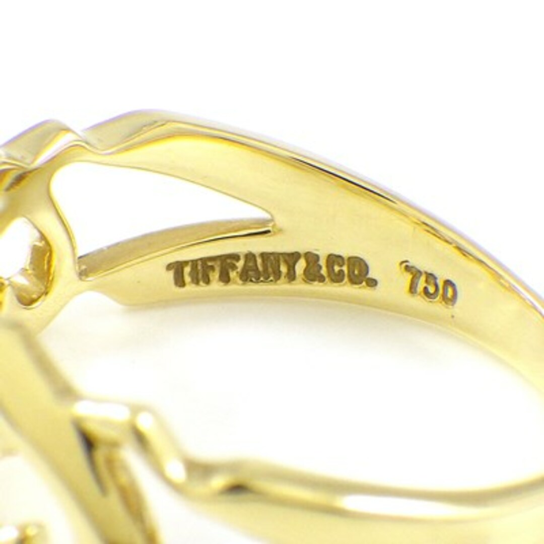 Tiffany & Co.(ティファニー)のティファニー Tiffany & Co. リング トリプル ラビング ハート ダイヤモンド K18YG 12号 【中古】 レディースのアクセサリー(リング(指輪))の商品写真