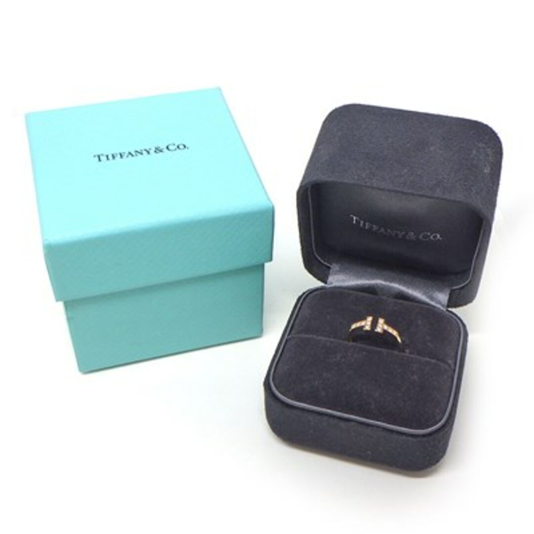 Tiffany & Co.(ティファニー)のティファニー Tiffany & Co. リング Tワイヤー 60147315 ダイヤモンド 計0.13ct K18PG 6.5号 【中古】 レディースのアクセサリー(リング(指輪))の商品写真