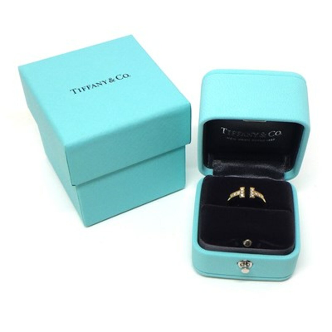 Tiffany & Co.(ティファニー)のティファニー Tiffany & Co. リング Tワイヤー 60147102 ダイヤモンド 計0.13ct K18YG 8号 【中古】 レディースのアクセサリー(リング(指輪))の商品写真