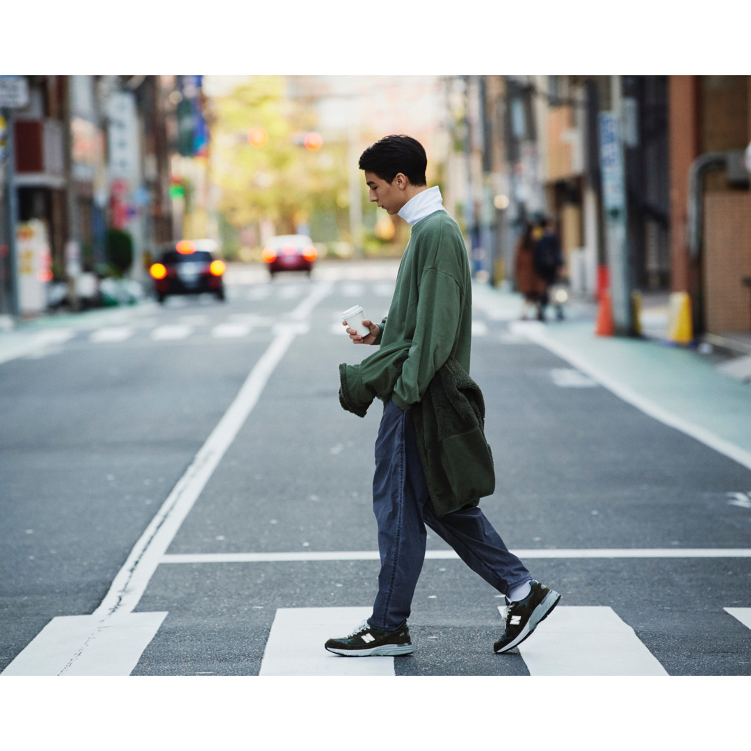 1LDK SELECT - KUME 久米繊維 ビッグスウェットシャツ ネイビー 1LDK SELECT - KUME 久米繊維 ビッグスウェットシャツ ネイビー