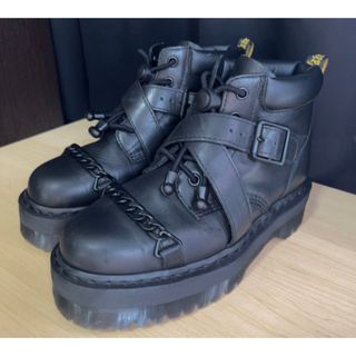 ドクターマーチン(Dr.Martens)の廃盤モデル Dr.Martens チェーン&クロスストラップブーツ UK6(ブーツ)