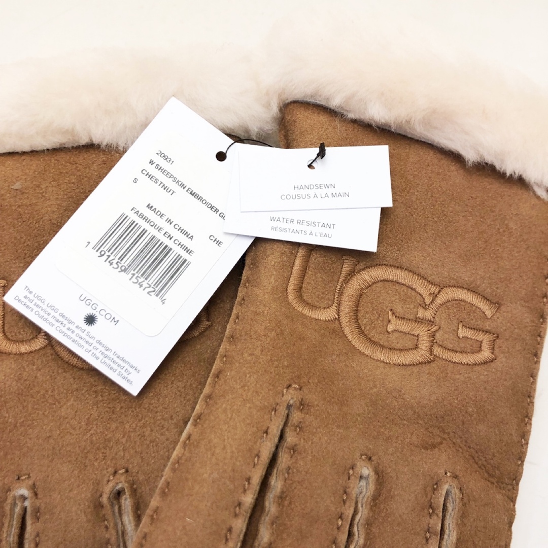 手袋 UGG 20931 SHEEPSKIN EMBROIDER チェス S