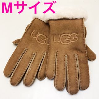 アグ(UGG)の新品 UGG アグ レディース レザー手袋 20931 チェスナット Mサイズ(手袋)