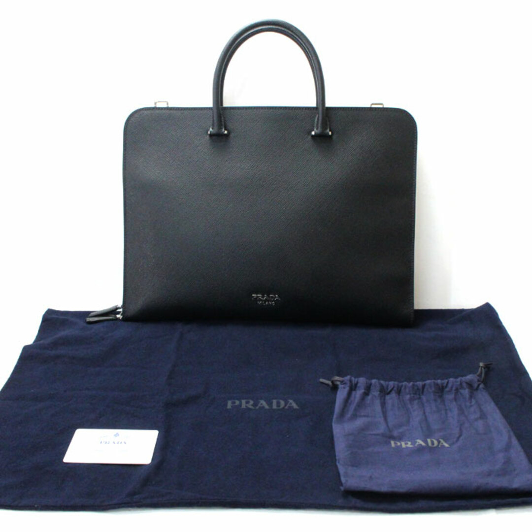 PRADA - PRADA プラダ ビジネスバッグ ブリーフケース ブラック 2VN006