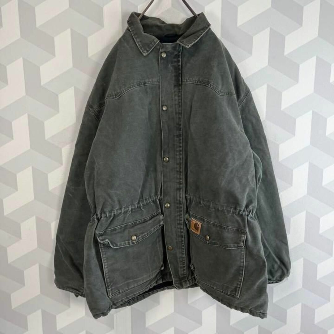 carhartt(カーハート)の【USA製 カーハート】XLダックカバーオールジャケット カーキCarhartt メンズのジャケット/アウター(カバーオール)の商品写真