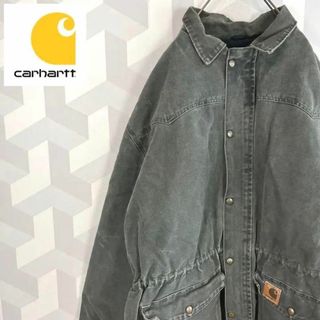 【USA製 カーハート】XLダックカバーオールジャケット カーキCarhartt