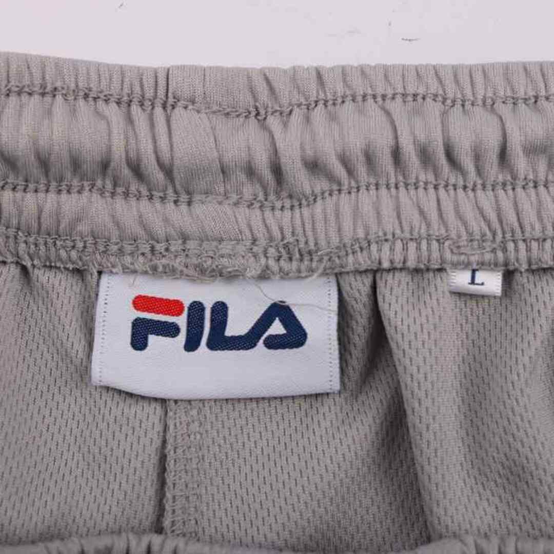 FILA(フィラ)のフィラ ショートパンツ ハーフパンツ ジャージ スポーツウエア メンズ Lサイズ グレー FILA メンズのパンツ(ショートパンツ)の商品写真