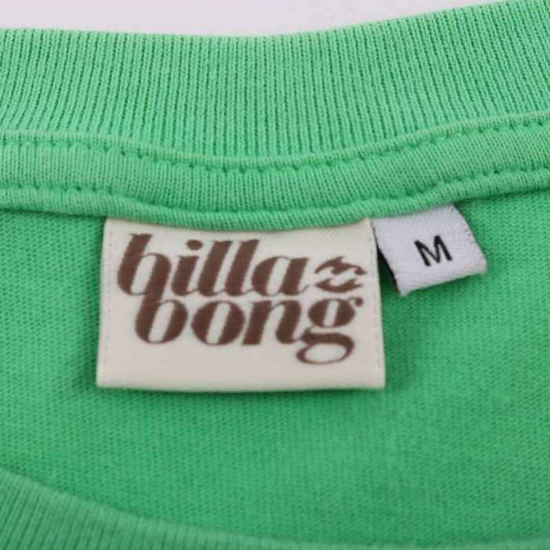 billabong(ビラボン)のビラボン 長袖Tシャツ ロゴT スポーツウエア コットン レディース Mサイズ グリーン BILLABONG レディースのトップス(Tシャツ(長袖/七分))の商品写真