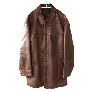 Yohji Yamamoto POUR HOMME - LQ Y's for men レザーカーコート ...