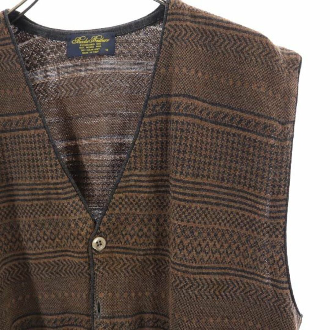 Brooks Brothers - ブルックスブラザーズ ウール100% オールド 総柄 V