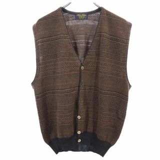 Brooks Brothers - ブルックスブラザーズ ウール100% オールド 総柄 V