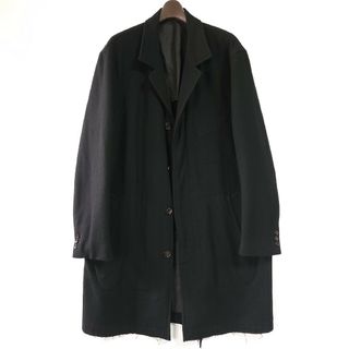 COMME des GARCONS HOMME PLUS - 94AW 縮絨期 コムデギャルソンオムプリュス ウール縮絨コート ブラック