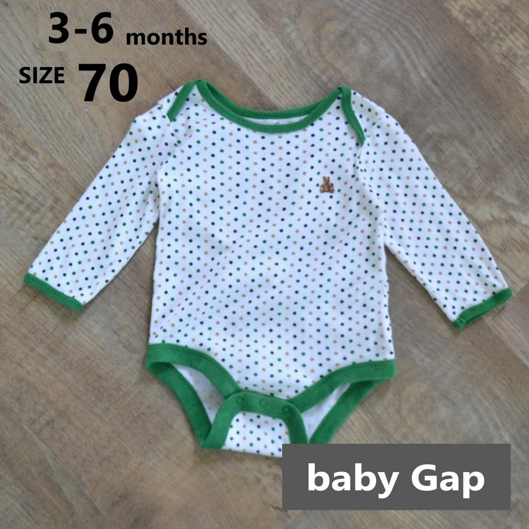 GAP - Baby Gap 新生児 ７０ ３－６ヶ月 肌着 ロンパース カバーオール