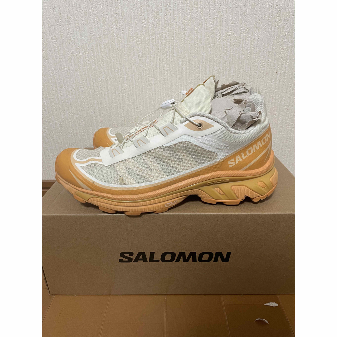 SALOMON(サロモン)のSalomon オフホワイト＆オレンジ XT-6 FT スニーカー 26cm メンズの靴/シューズ(スニーカー)の商品写真