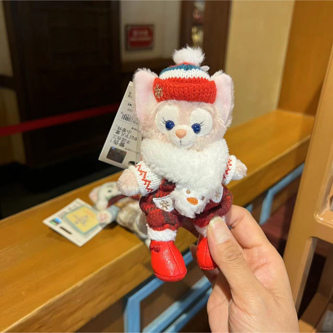 上海ディズニー❗️リーナベル クリスマス　ぬいぐるみ キーチェーン③