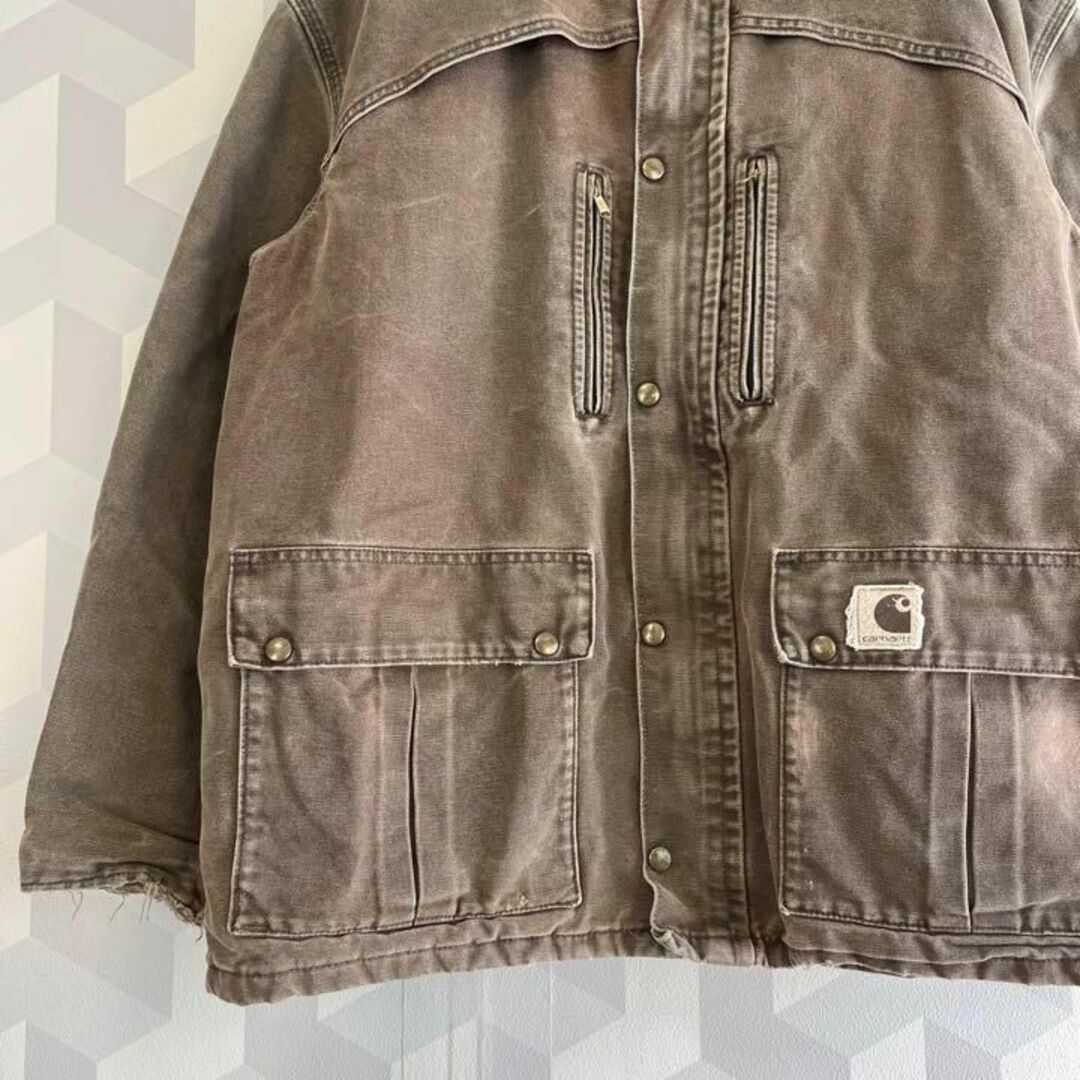 carhartt 80-90s ダックジャケット カバーオール コーデュロイ襟