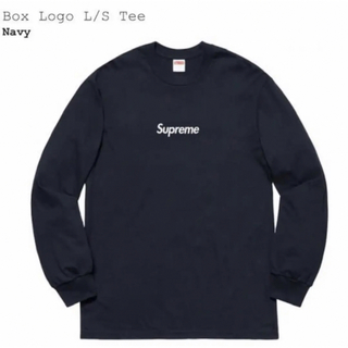 Supreme - 【完売品】Supreme Box Logo L/S Tee M Navy 美品の通販 by ...