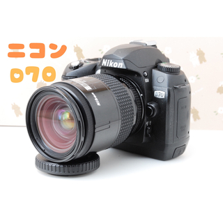 ニコン(Nikon)の美品★Nikon D70★シャッター数1206♪高性能デジタル一眼レフカメラ♪(デジタル一眼)
