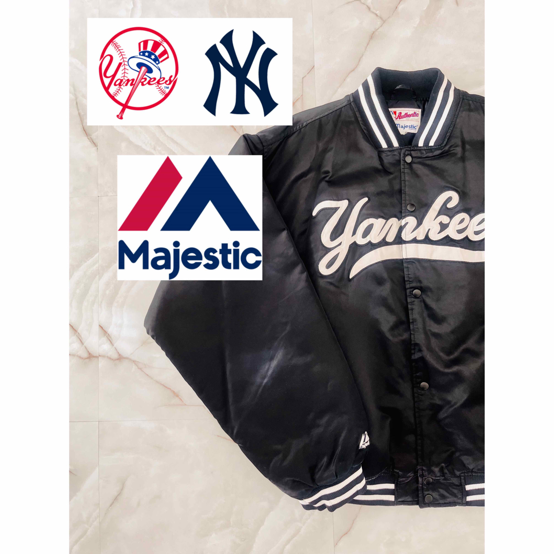 New York Yankees　スタジャン　古着　ベースボール　ストリート　 | フリマアプリ ラクマ