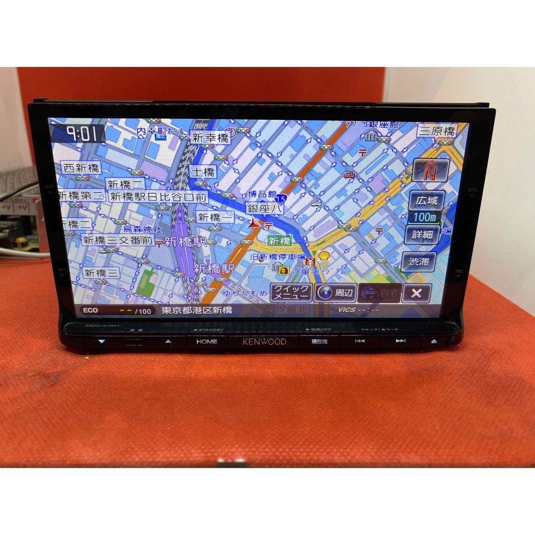 KENWOOD - KENWOOD 最上級 MDV-X701 最新地図 新品バックカメラ付フル