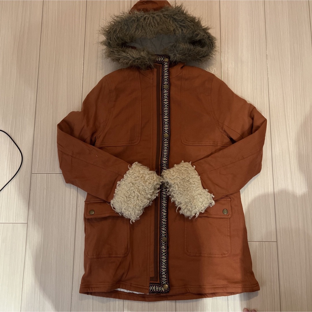 コート　ロングコート　ジャケット　チロリアンテープ レディースのジャケット/アウター(ロングコート)の商品写真