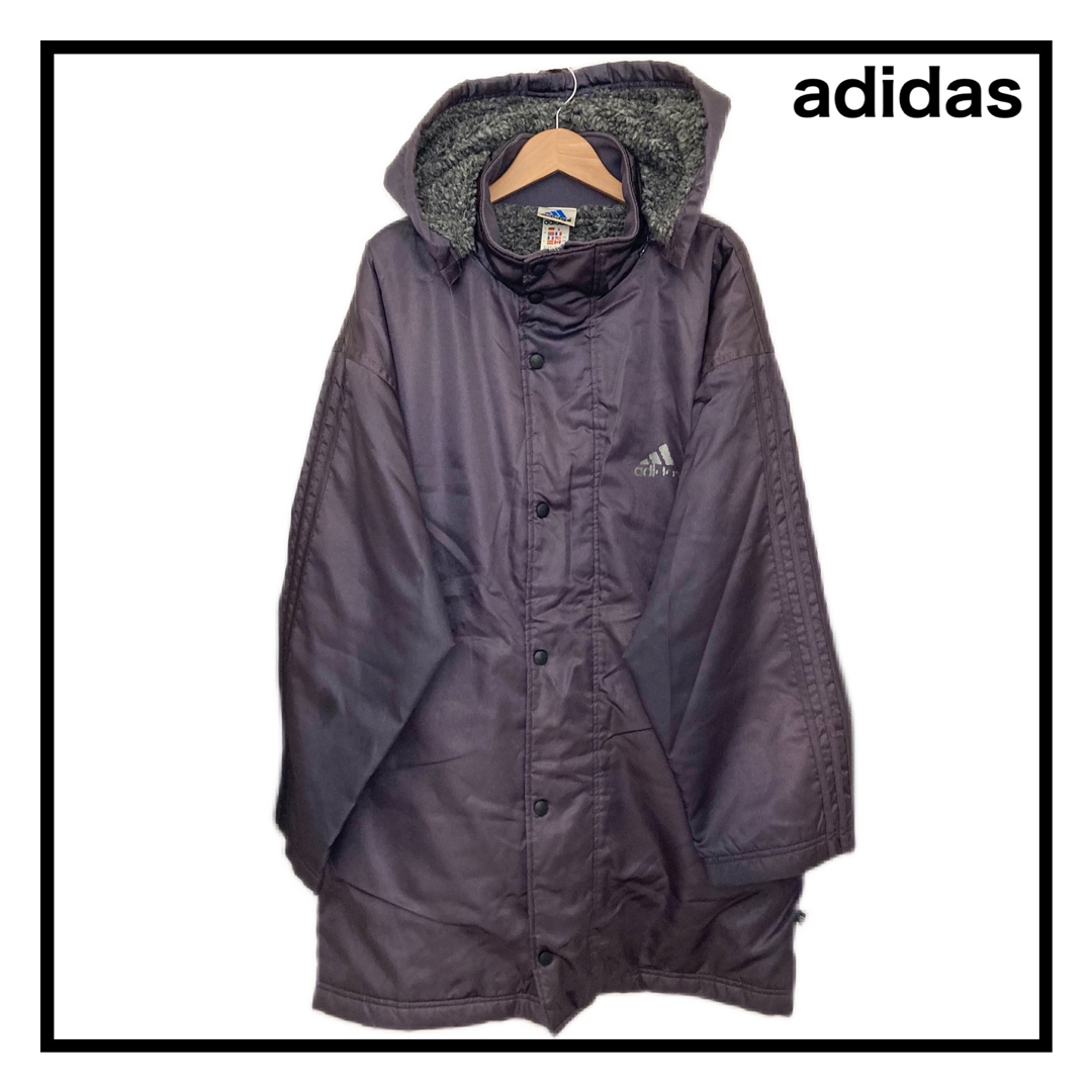 adidas - 90s アディダス ダウン ベンチコート ジャケット 中棉