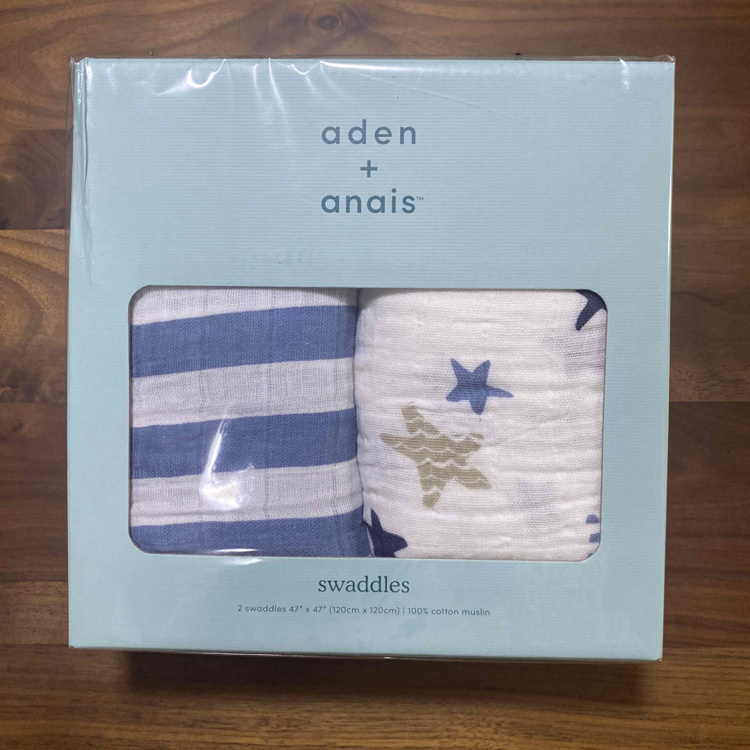 aden+anais(エイデンアンドアネイ)のaden+anais スワドル 2枚セット キッズ/ベビー/マタニティのこども用ファッション小物(おくるみ/ブランケット)の商品写真