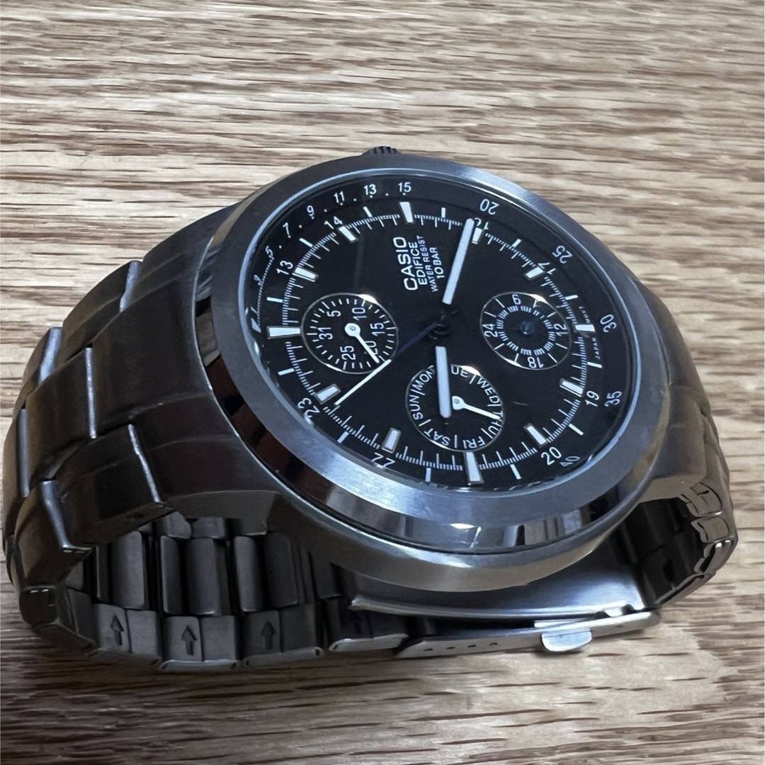 EDIFICE(エディフィス)のカシオ 腕時計 EDIFICE(エディフィス) 黒 メンズの時計(腕時計(アナログ))の商品写真