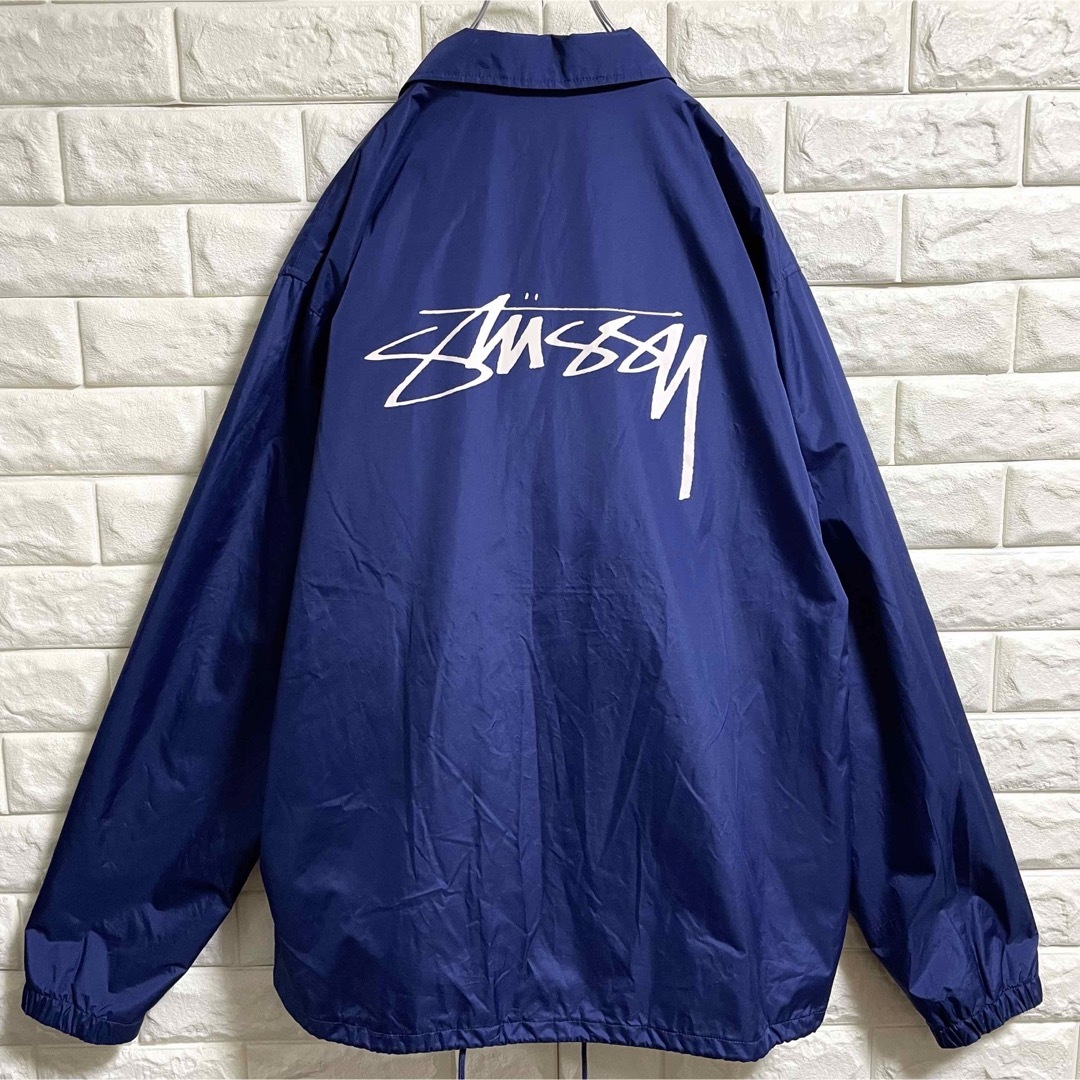 STUSSY - STUSSY ステューシー コーチジャケット 刺繍ロゴ メンズXL