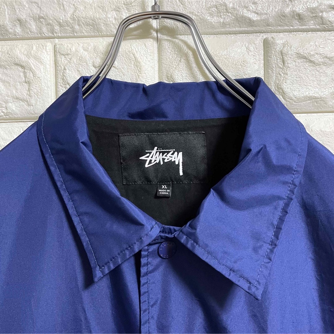 STUSSY(ステューシー)のSTUSSY  ステューシー　コーチジャケット　刺繍ロゴ　メンズXLサイズ メンズのジャケット/アウター(その他)の商品写真