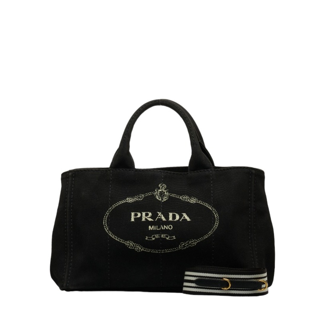 プラダ カナパ L ハンドバッグ ショルダーバッグ 2way キャンバス レディース PRADA 【1-0074409】